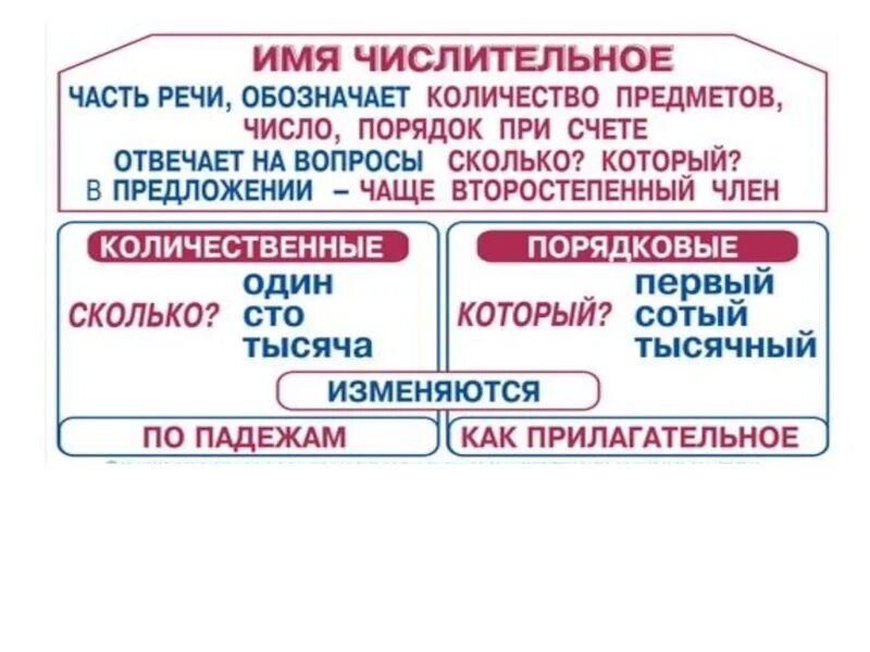 Все о числительных