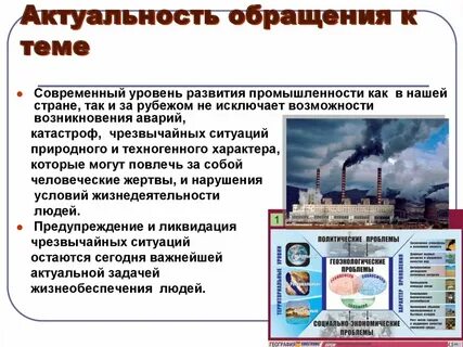 Проблема чрезвычайных ситуаций