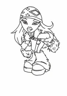 Bratz coloring to download for free - The Bratz Kids Coloring Pages