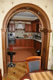 Как сделать дверь арку на кухне