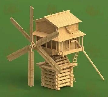 Модель мельницы