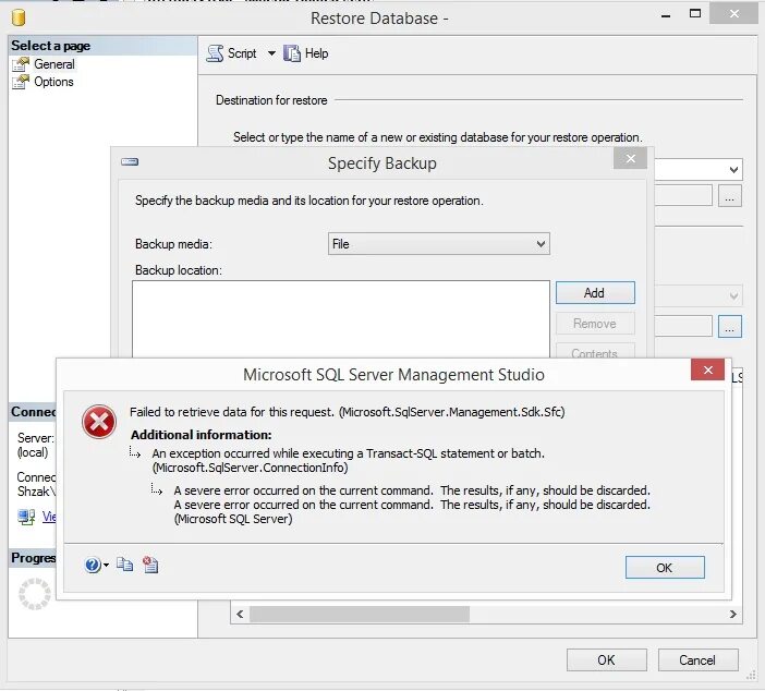 Ошибка входа пользователя sql server. Восстановление базы данных. restore database ms sql. ошибка восстановления базы данных sql server. опции восстановления базы ms sql server.