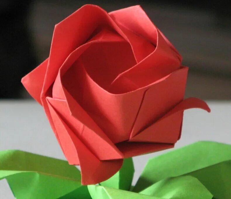 Санбук Смит цветы оригами. Как сложить розы