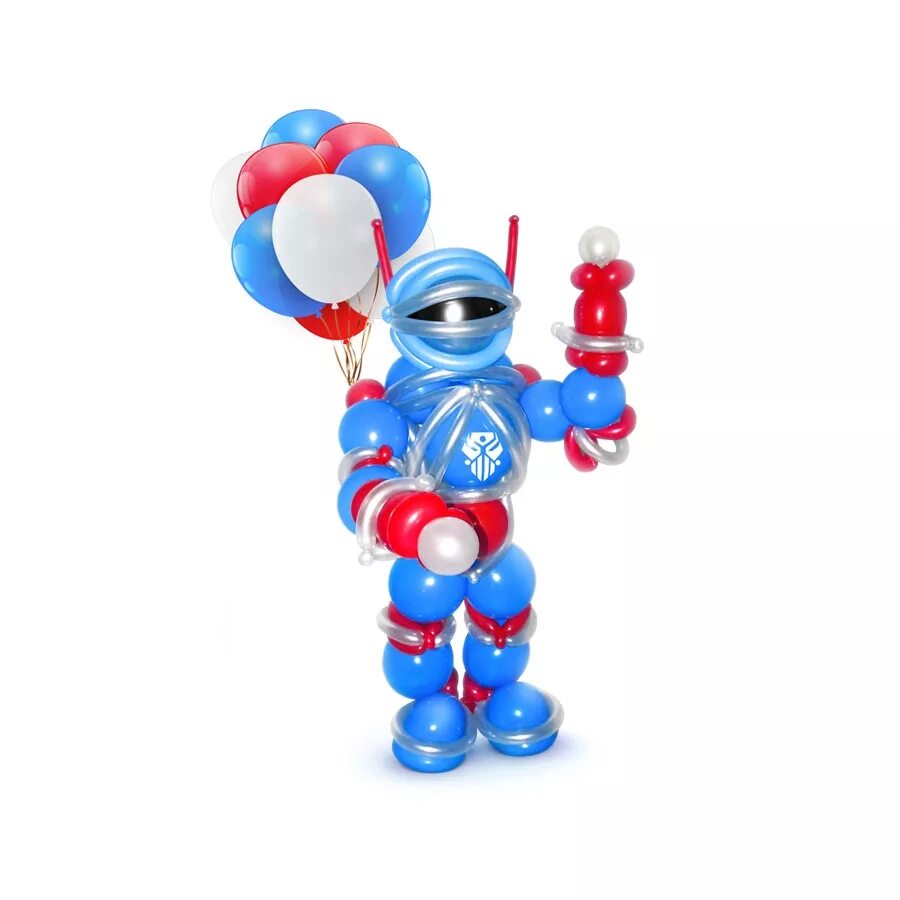 Космонавт из шаров. Робот из шаров воздушных. Ракета из шаров воздушных. Фигура Космонавта из шаров.