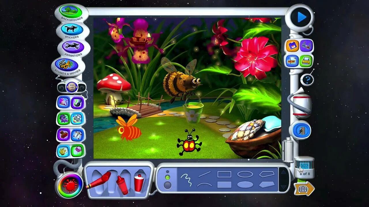 A. Kid pix of undo guy sounds. T. M edition. E.