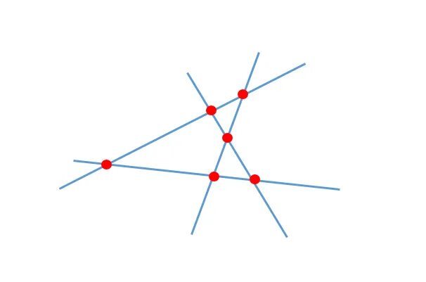 Соединение 6 точек. 6 Точек на 4 прямых. Расположить 6 точек на 4 прямых. 6 Точек на 4 прямых на каждой прямой по 3 точки. 6 Точек на 4 прямых на каждой прямой.