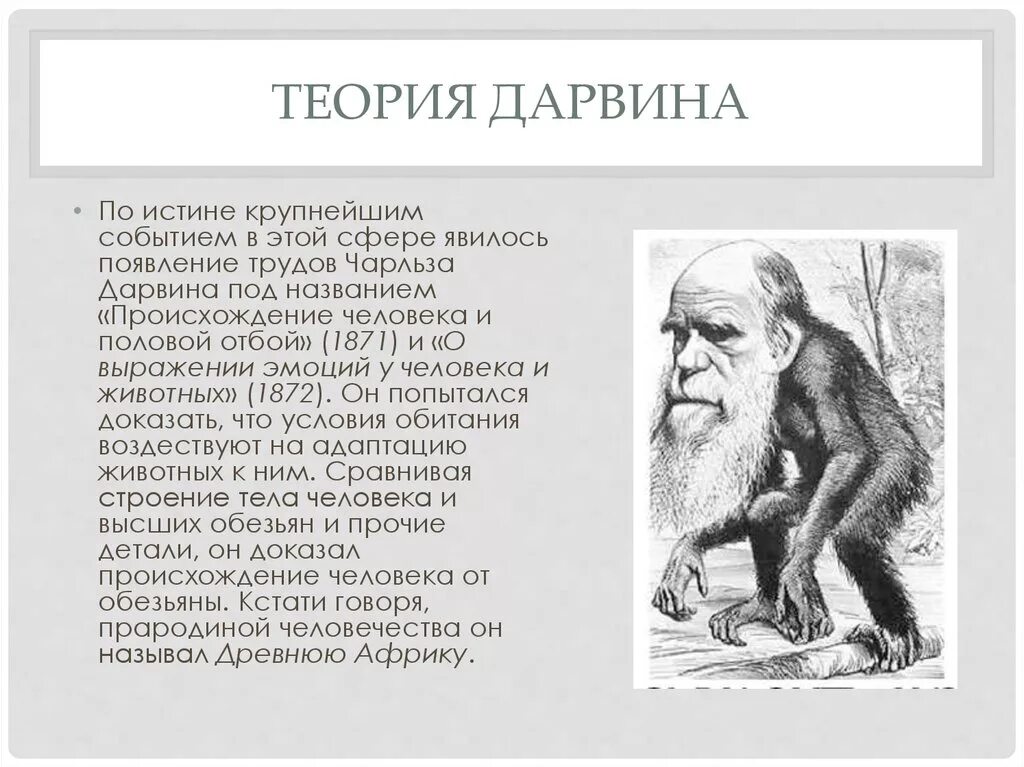 Первая теория дарвина. Эволюционная теория Чарльза Дарвина. Теория эволюции человека Чарльза Дарвина кратко.