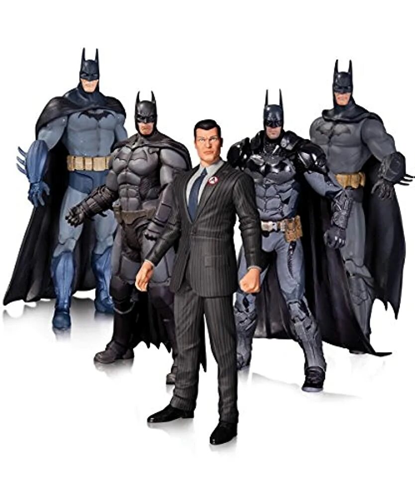 Batman Arkham Брюс Уэйн. Фигурки Бэтмен Аркхем Сити. Batman Arkham Knight фигурка. Batman Arkham Action Figure 5-Pack.