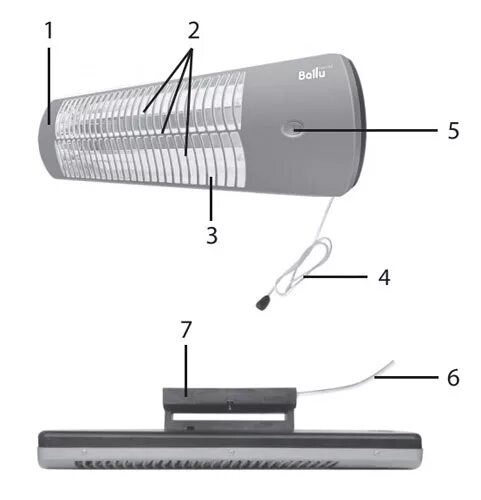 Нагревательный элемент ballu. Кронштейн поворотный для ИК обогревателя Ballu. Инфракрасный обогреватель Ballu bih-lw2-1.5. Нагревательные элементы для обогревателя Ballu bih LW 15. Крепление для инфракрасного обогревателя Ballu.
