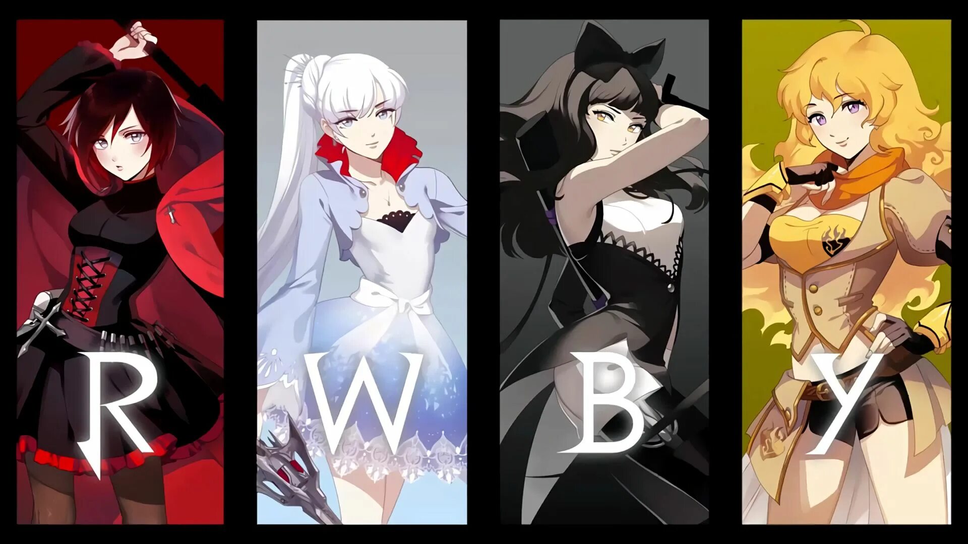 Красный, белый, черный, желтый / RWBY. Красный белый черный желтый Блейк. Руби персонаж