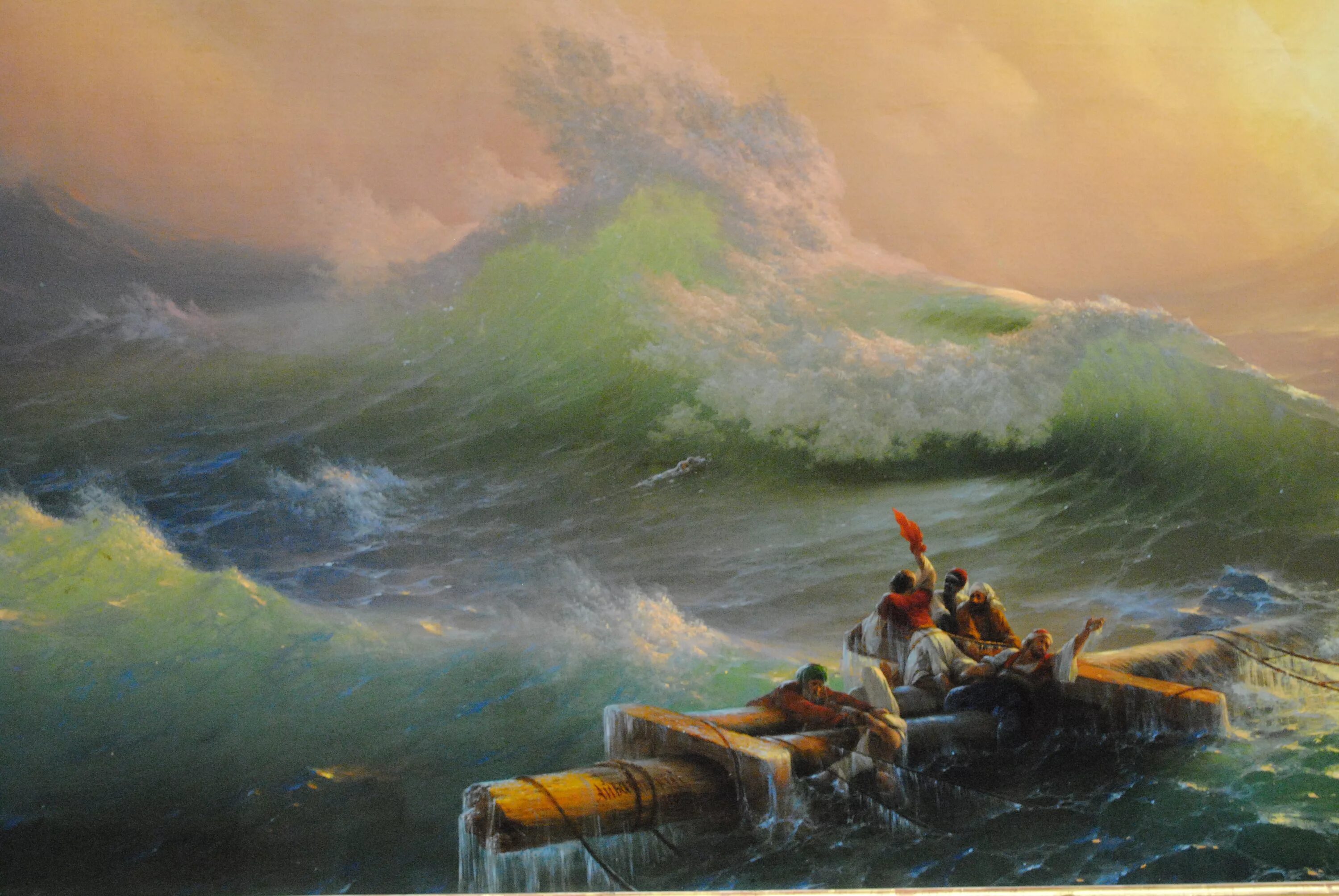 Девятый вал картина Айвазовского. Айвазовский девятый вал 1850.