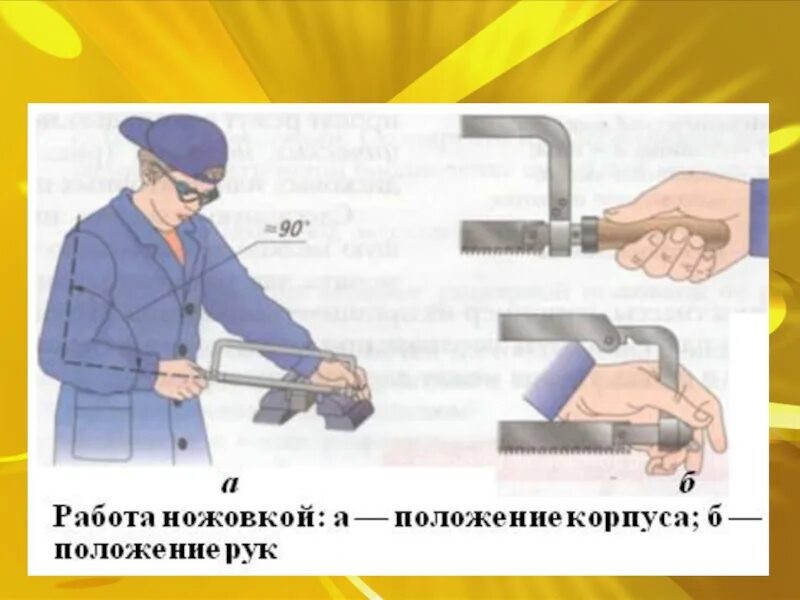 Пиление ножовкой по металлу. Резание металла ножовкой по металлу. Резание пластмассы слесарной ножовкой. Пиление металла слесарной ножовкой.