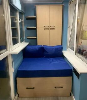 Диван с хранением на балкон