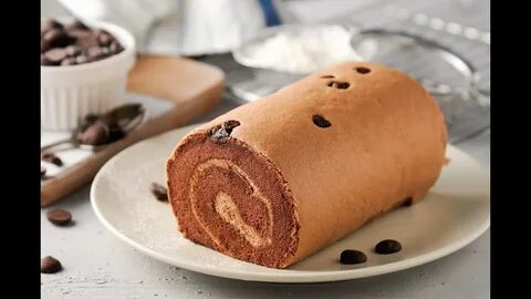 Рулет с печенью и какао