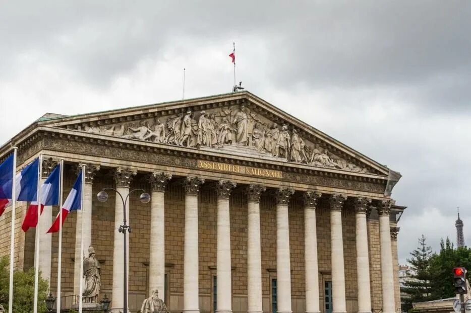 Парламент во франции название. Бурбонский дворец в париже. здание национальной ассамблеи франции. парламент франции здание. парламент франции снаружи.