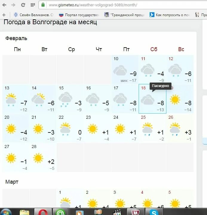 Погода волгоградская 14 дней