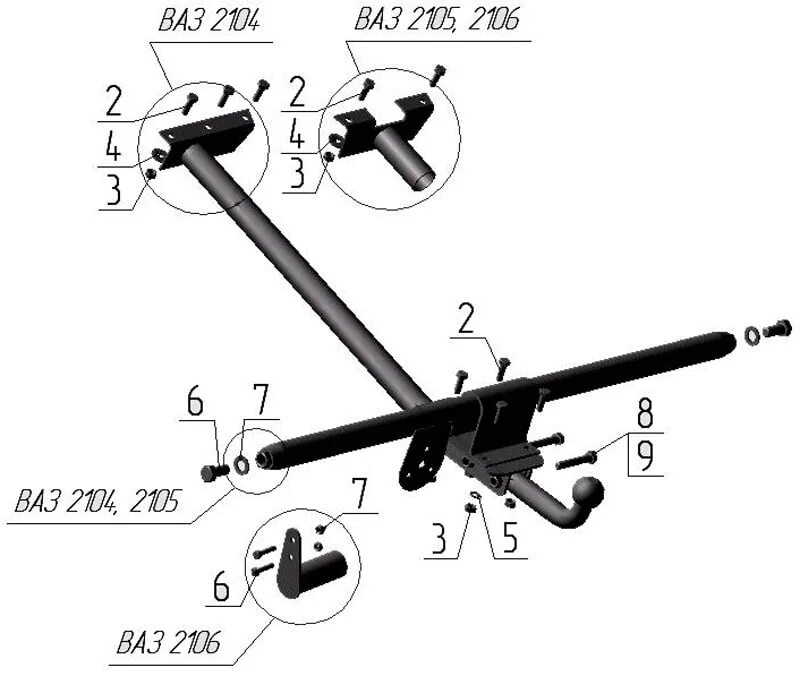 Фаркопа ВАЗ 2106. Фаркоп на ВАЗ 2106 чертеж. Фаркоп ВАЗ-2104. Фаркоп ВАЗ 2105 Avtos.