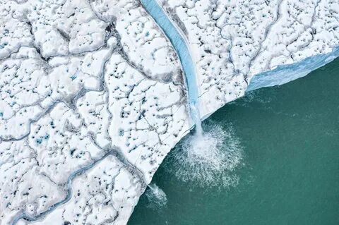 Melting ice