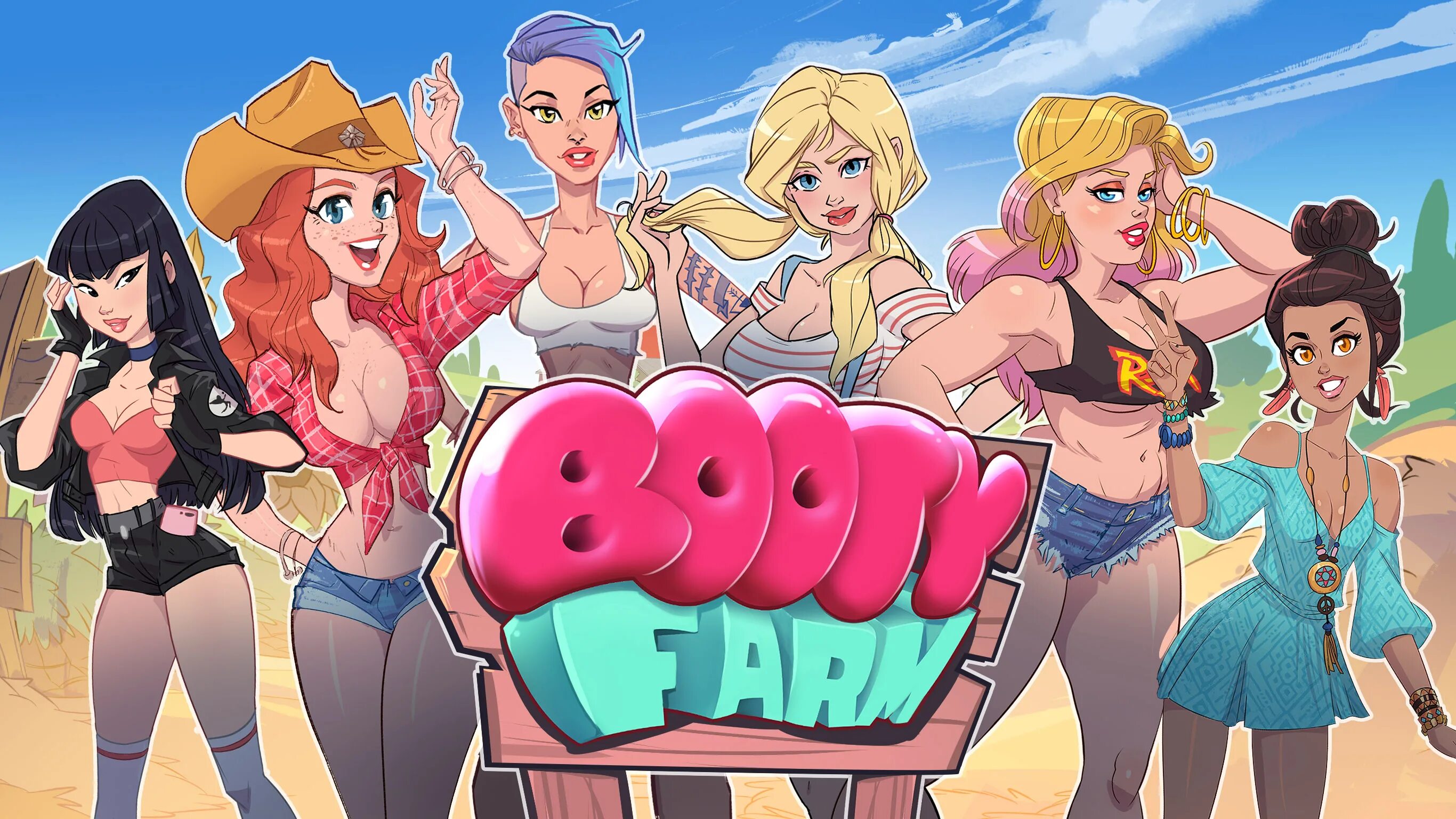 Booty Farm игра Джейн. Мобильные игры для взрослых. Эротическая браузерная игра. Игры 18.