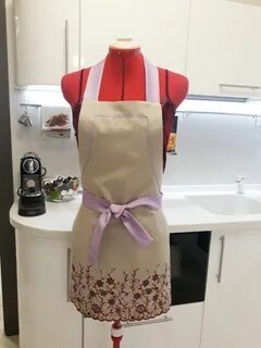 Красивый фартук на кухне своими руками