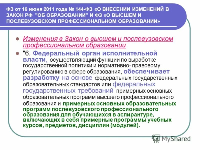 144 фз с изменениями