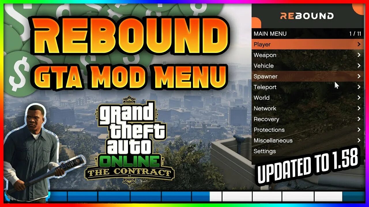 New GTA 5 menu. Rebound Mod menu. GTA 5 Mod menu. Мод на меню. Модов. Block mods mod menu