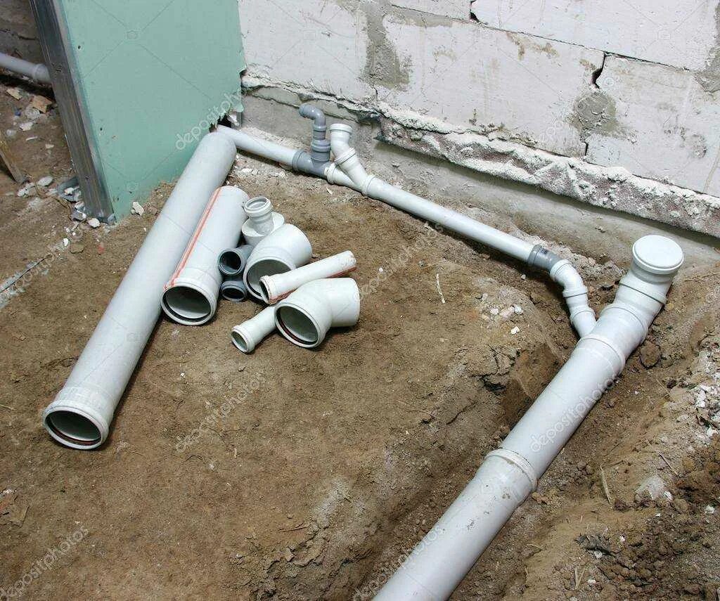 Канализация проложить трубы