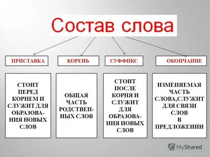 Заповедник основа и окончание