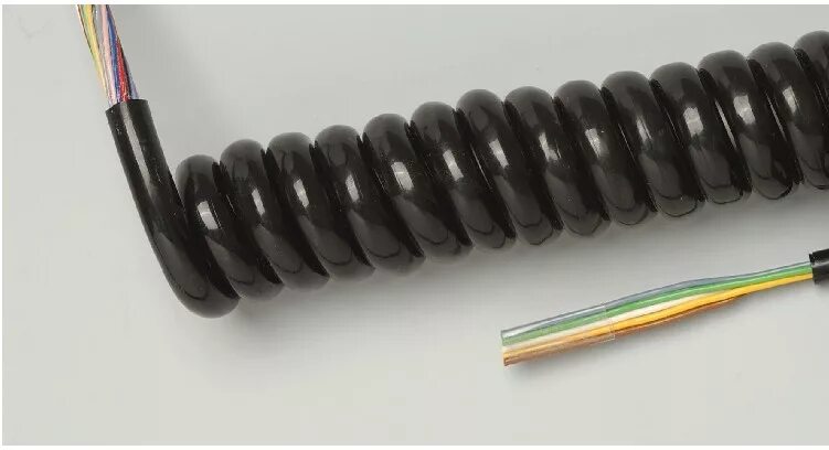 Мягкий провод свитый в спираль подвешен. Кабель спиральный {frls} гибкий. Мягкий провод свитый в спираль подвешен. Мягкий провод свитый в спираль подвешен за один конец что произойдет. Сила действующая на стержень.