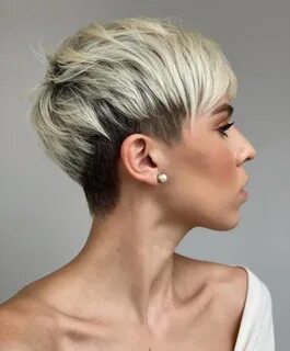 Прическа женская пикси на короткие волосы фото