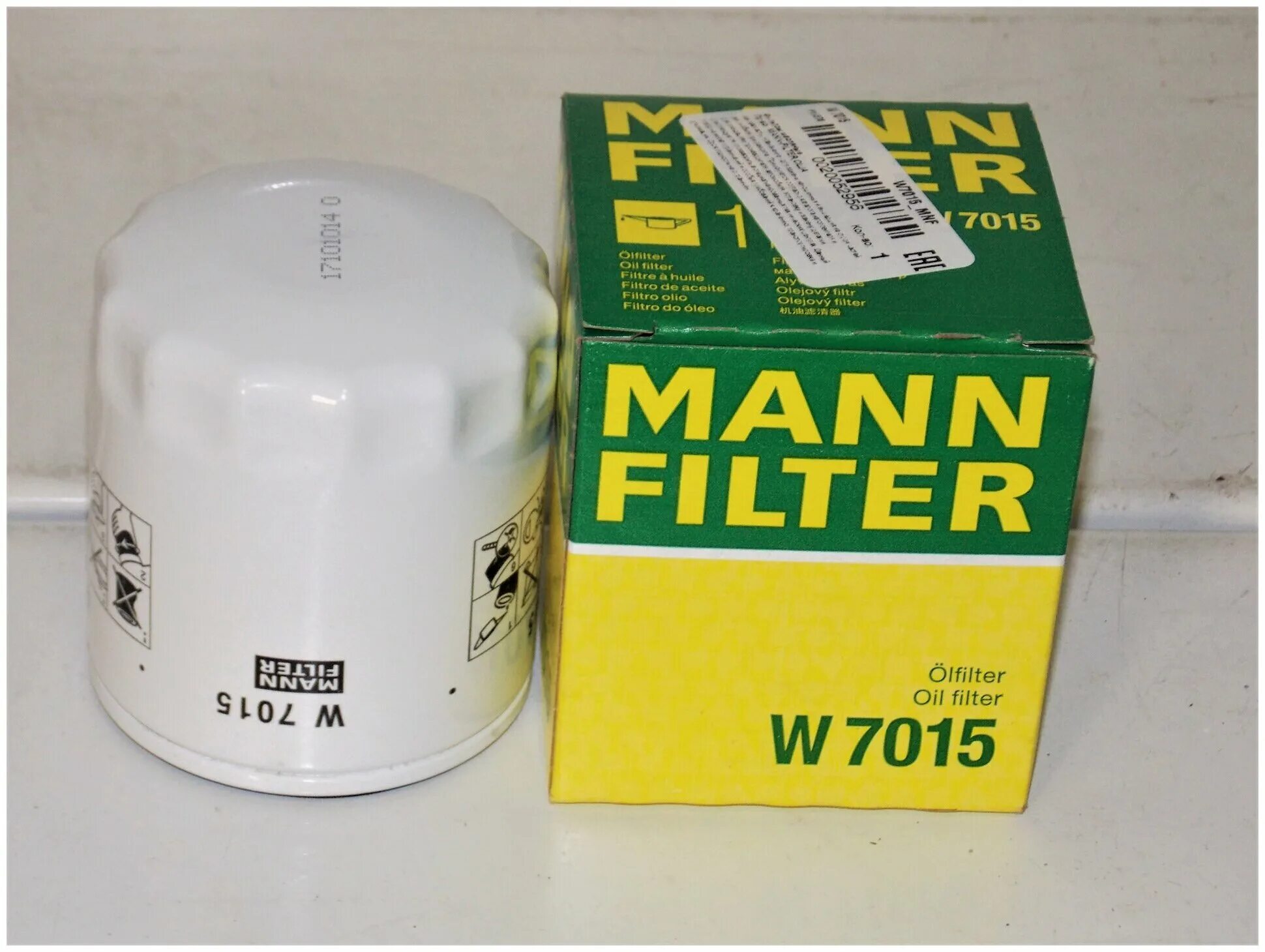 Mann w7015. Фильтр Mann w7015. Масляный фильтр Манн 7015. Mann-Filter w 7015. W7015 Mann-Filter фильтр масляный двигателя.