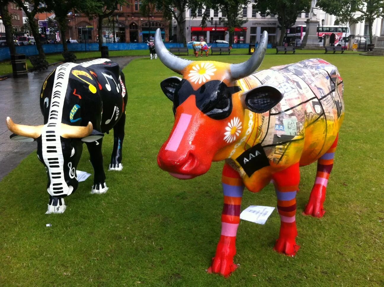 Now cow. Коровы cow parade. корова в парке. парад коров в москве. коров парки.