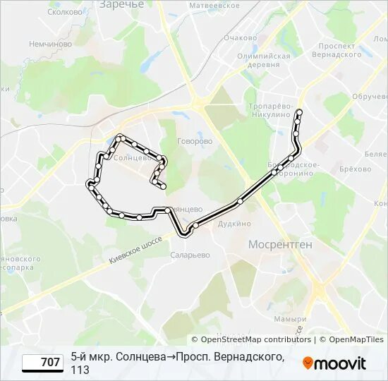 Маршрут 707 Солнцево. Автобус 707 маршрут остановки. Автобусные маршруты Солнцево. 5 Микрорайон Солнцево автобусы.