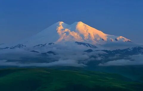 Высочайшая горная вершина на суше эльбрус монблан
