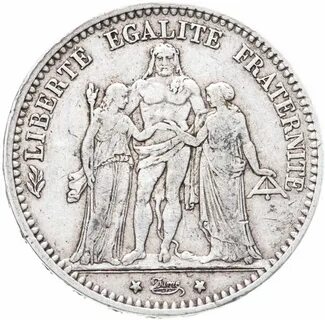 Монеты франции 5 франков