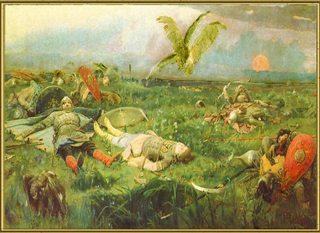 После побоища игоря святославича с половцами (1880 г. Васнецов после побоища игоря. После битвы игоря святославича с половцами. Виктор васнецов после побоища игоря святославича с половцами. ).