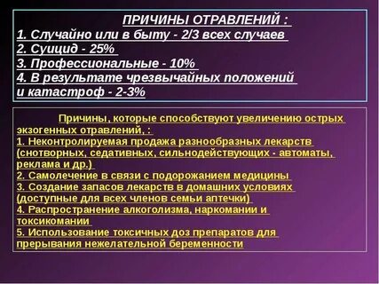 Экзогенное отравление