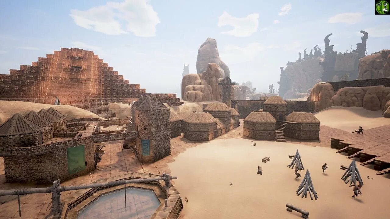 Конан города. Conan Exiles дворец. Аквилонский дворец в Conan Exiles. Conan Exiles постройки. Сет Сити Конан.