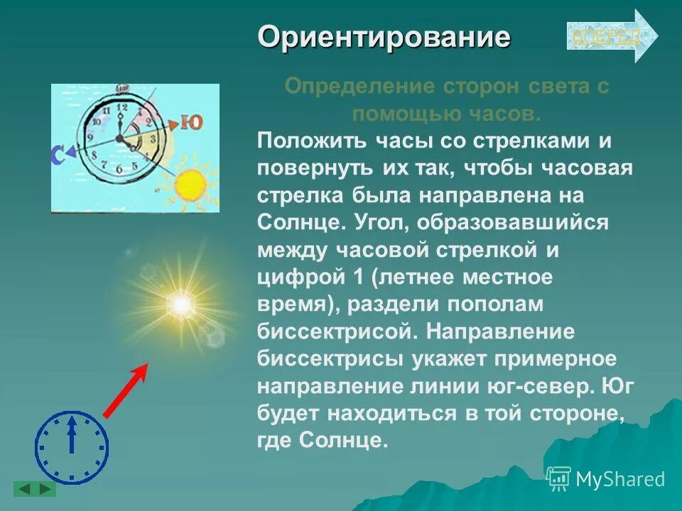 как ориентироваться на местности по часам и солнцу. способы ориентирования компаса. определение сторон света по солнцу. определение сторон света. как определить стороны света по часам и солнцу.