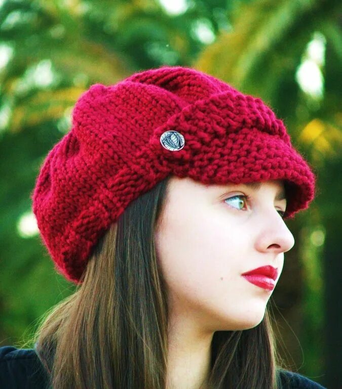 Knit hats. Шапка женская крючком. Шапочка крючком для женщины. Вязаная шапка с козырьком женская. Вязаная шапка крючком женская.