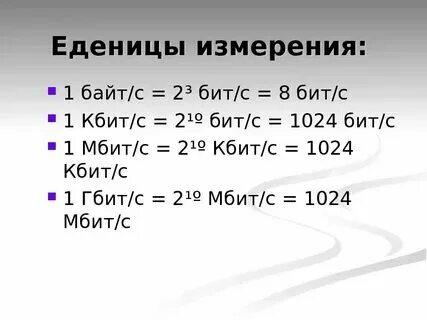 Сколько бит в килобите