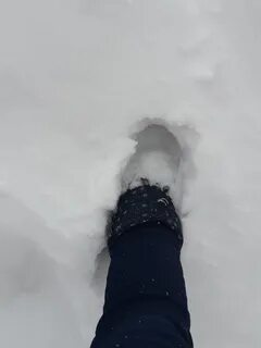 Ноги в снег