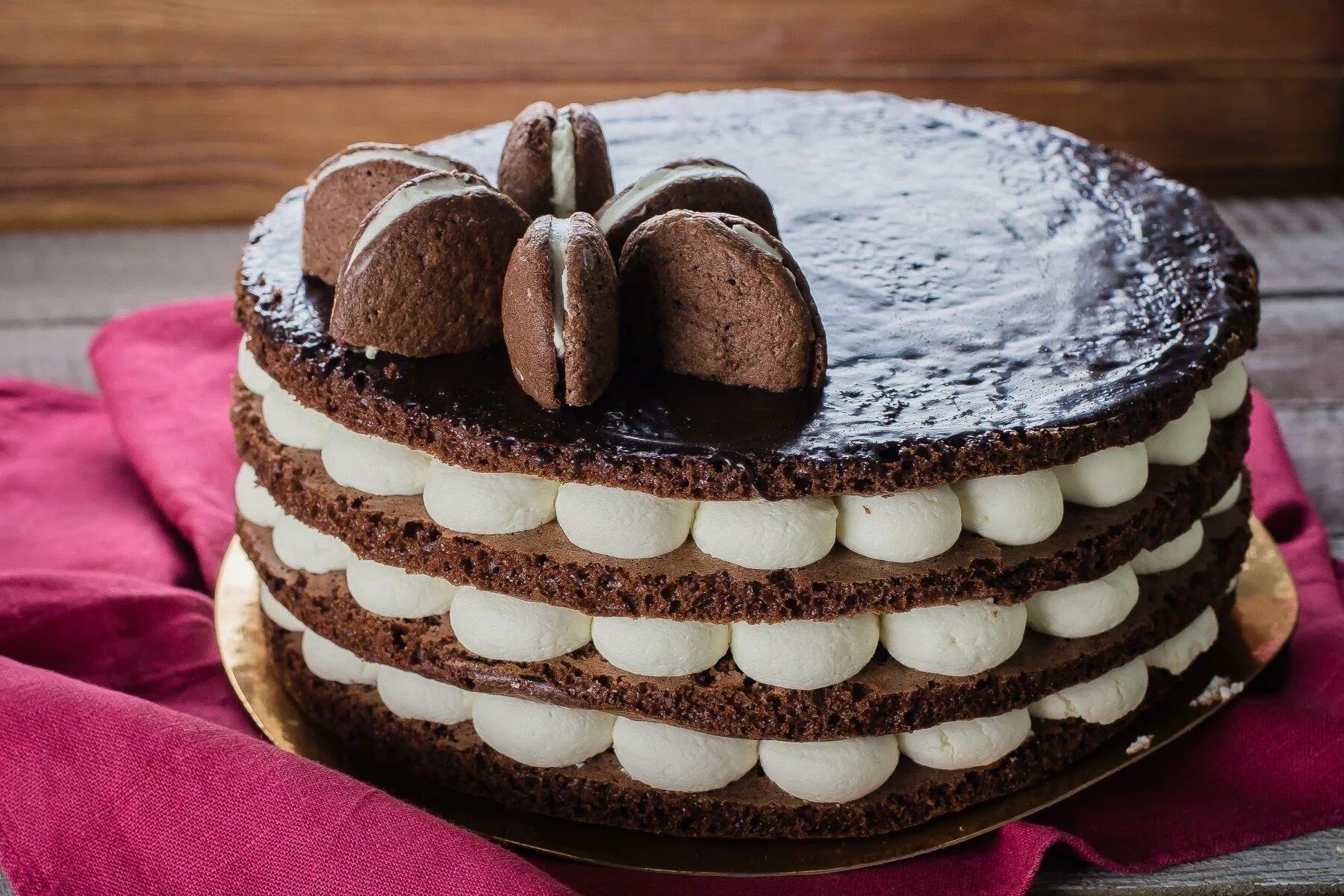 Торт из сухарей без выпечки рецепт с фото - 1000.menu