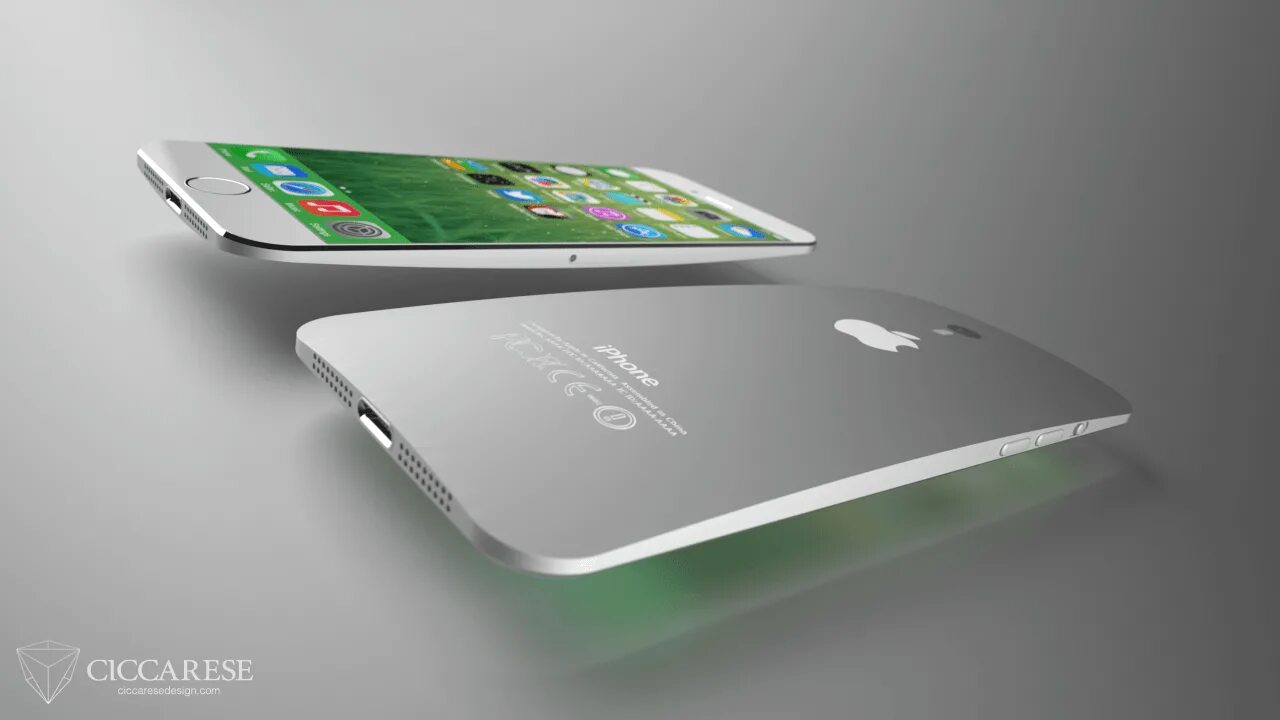 Айфон 6 дюймов. Айфон 6 концепт. Iphone 6 изогнутый. Смартфон будущего. Концепты смартфонов Apple.