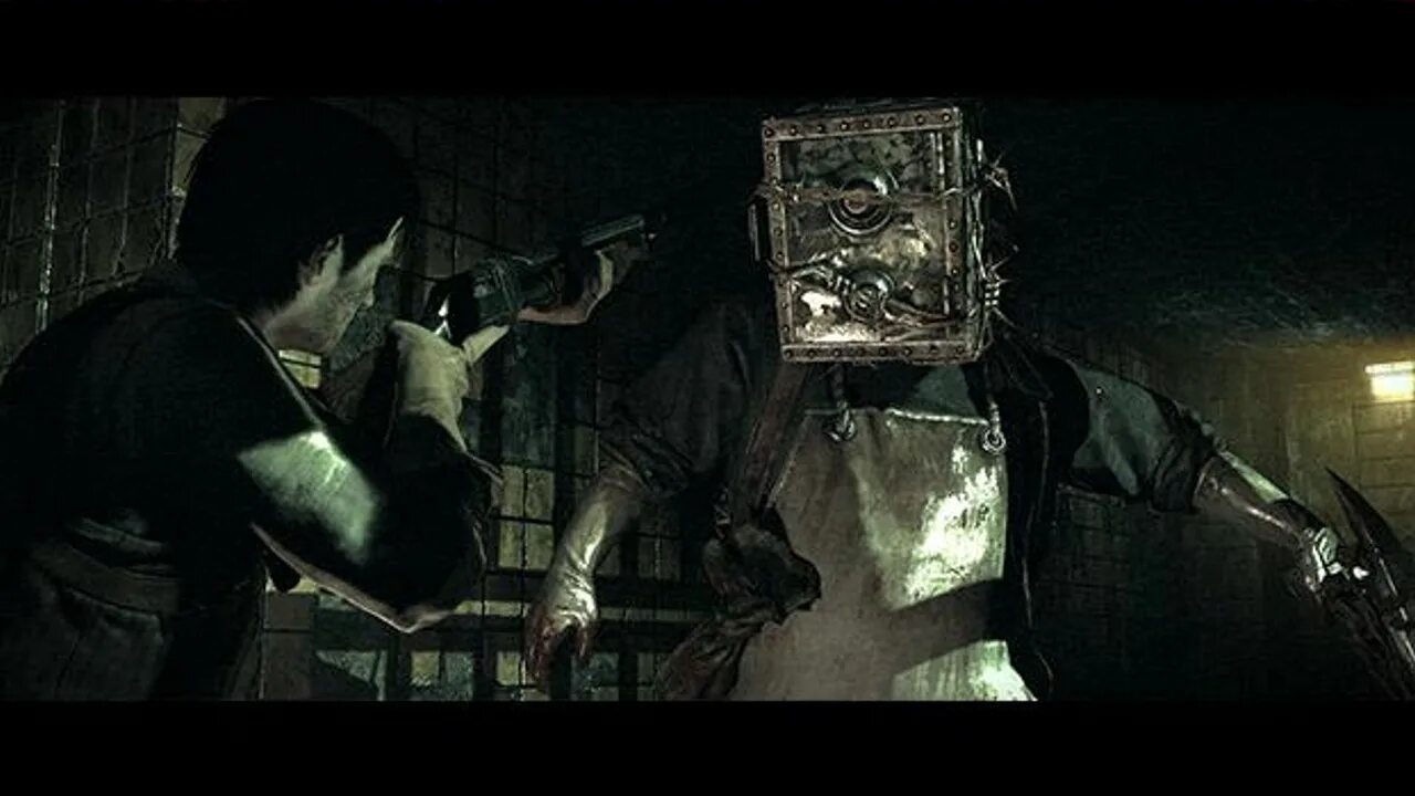 Horror game 3. The Evil within хранитель СЕЙФОГОЛОВЫЙ.