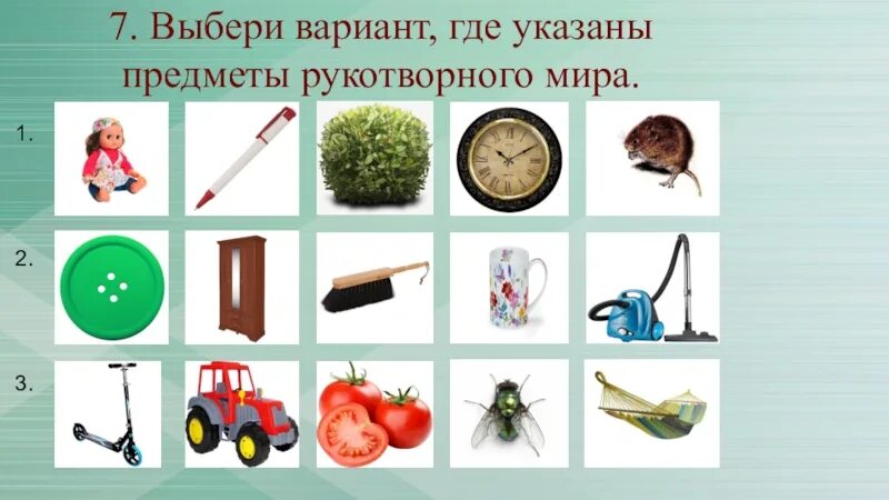 Природные и рукотворные предметы. Рукотворный и природный мир. Предмет окружающий мир.