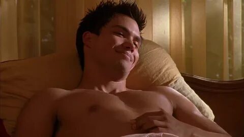 ausCAPS: Michael Copon shirtless in One Tree Hill 2-07 "Let the Reigns Go Loose"