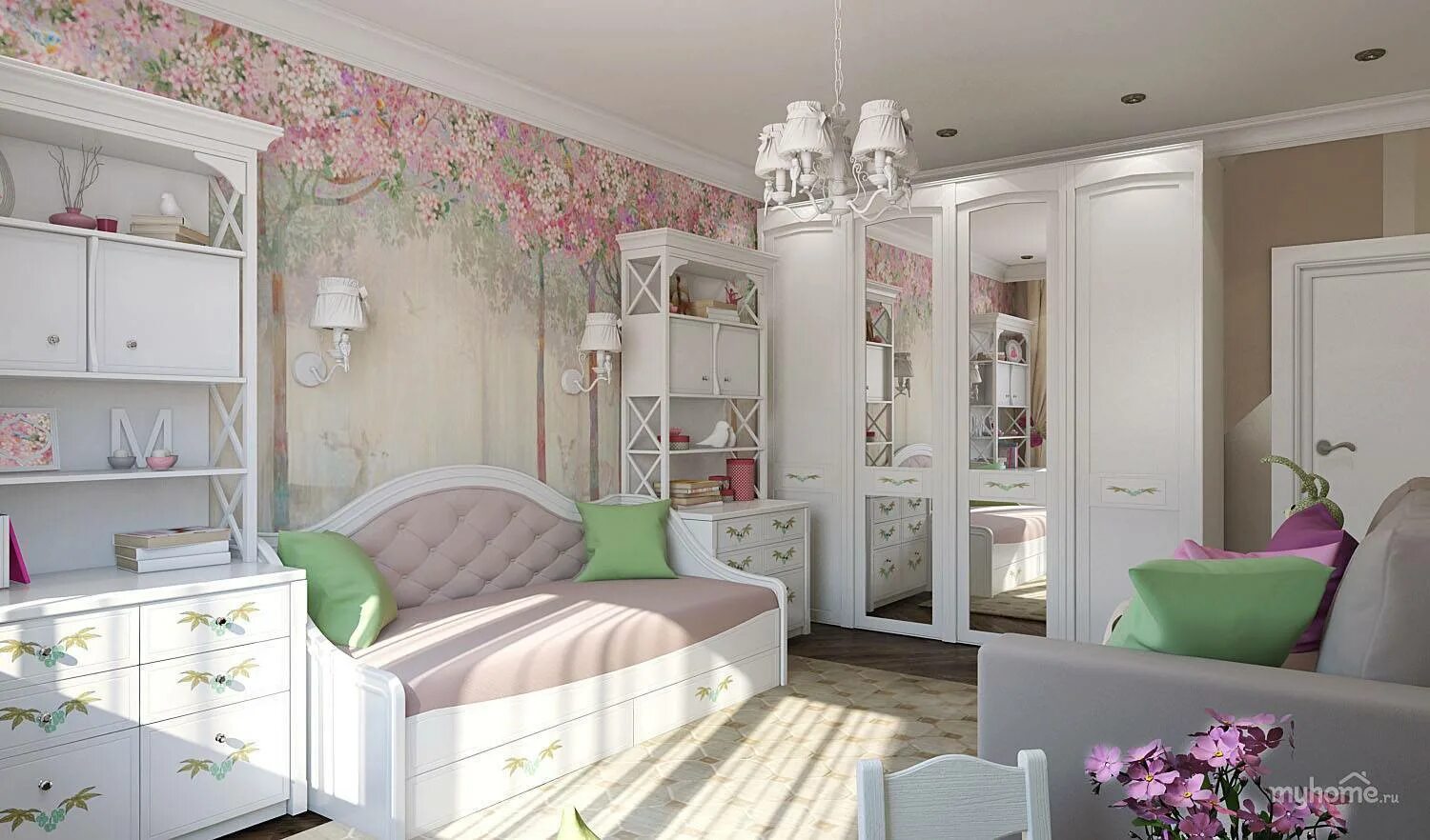 Комната для девочки в стиле прованс. Детская в стиле прованс. Детская прованс. Кровать прованс мебельград. Спальня для девочки в стиле прованс.