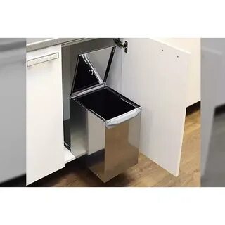 Ведро выдвижное для кухни на направляющих