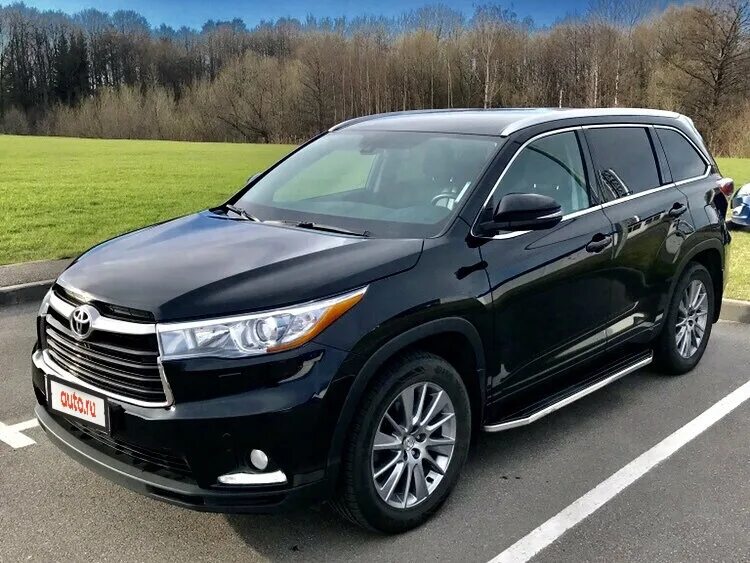 Toyota highlander черный. Тойота хайлендер черный 2016. Toyota highlander 2016 черный. Тойота хайлендер черный 2014. Хайлендер черный.